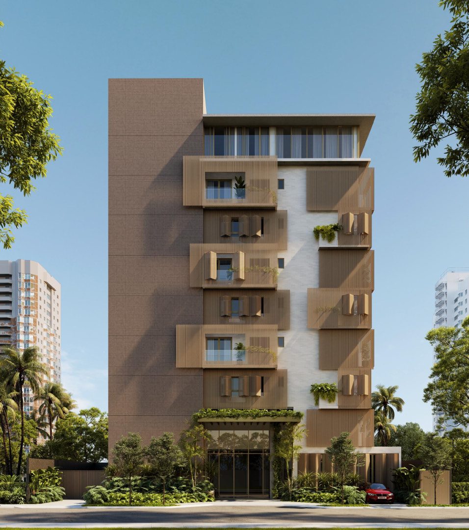 Fachada do Arya Living